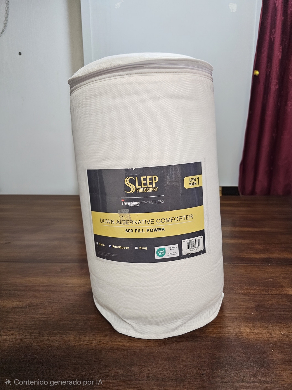 Philosophy Cream Down Alternative Comforter Roll